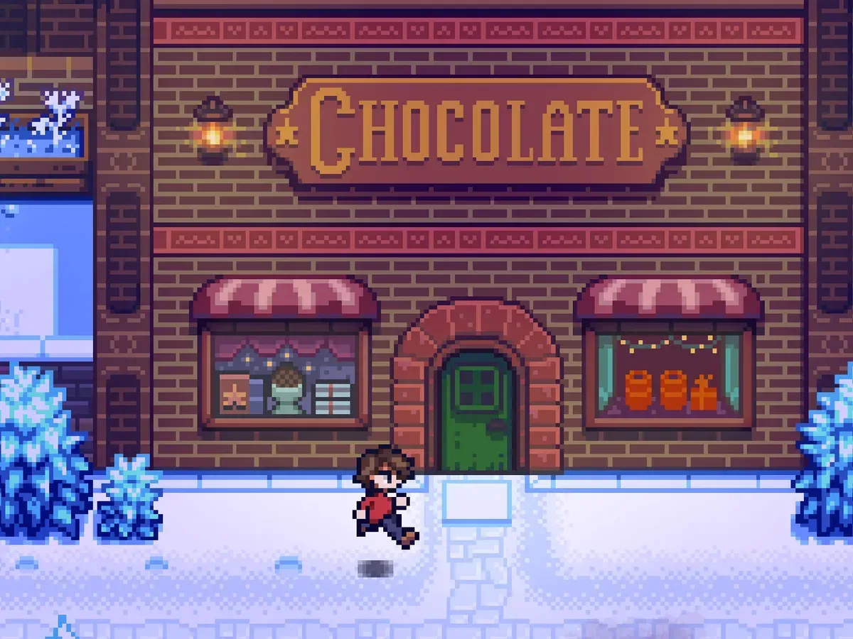 A chocolate recipe book interface concept for Haunted Chocolatier
