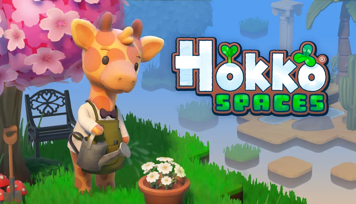 Hokko Spaces diorama-building game with animal visitors