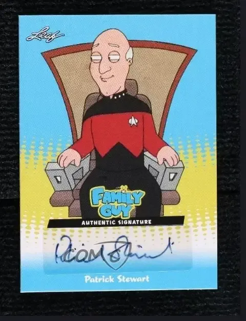 2026 Topps Allen & Ginter Patrick Stewart autograph card