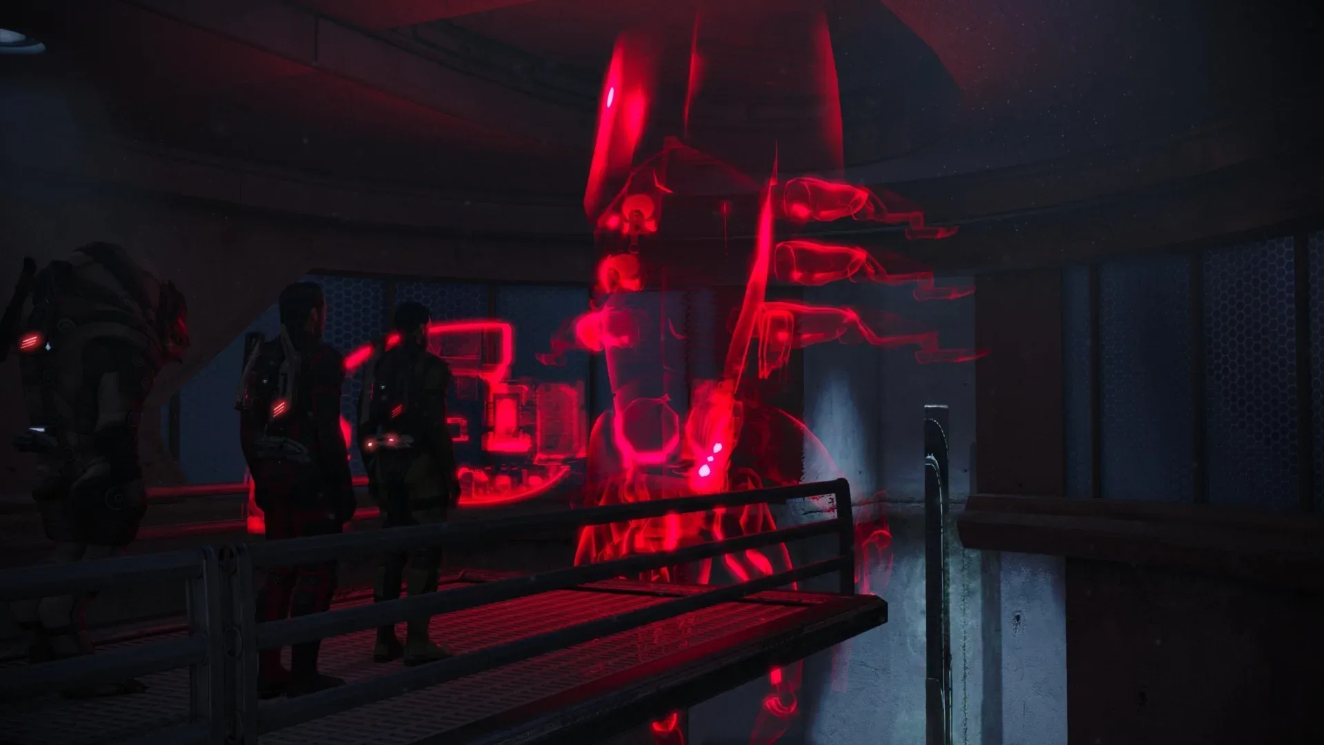 Commander Shepard faces a major choice during the Mass Effect trilogy