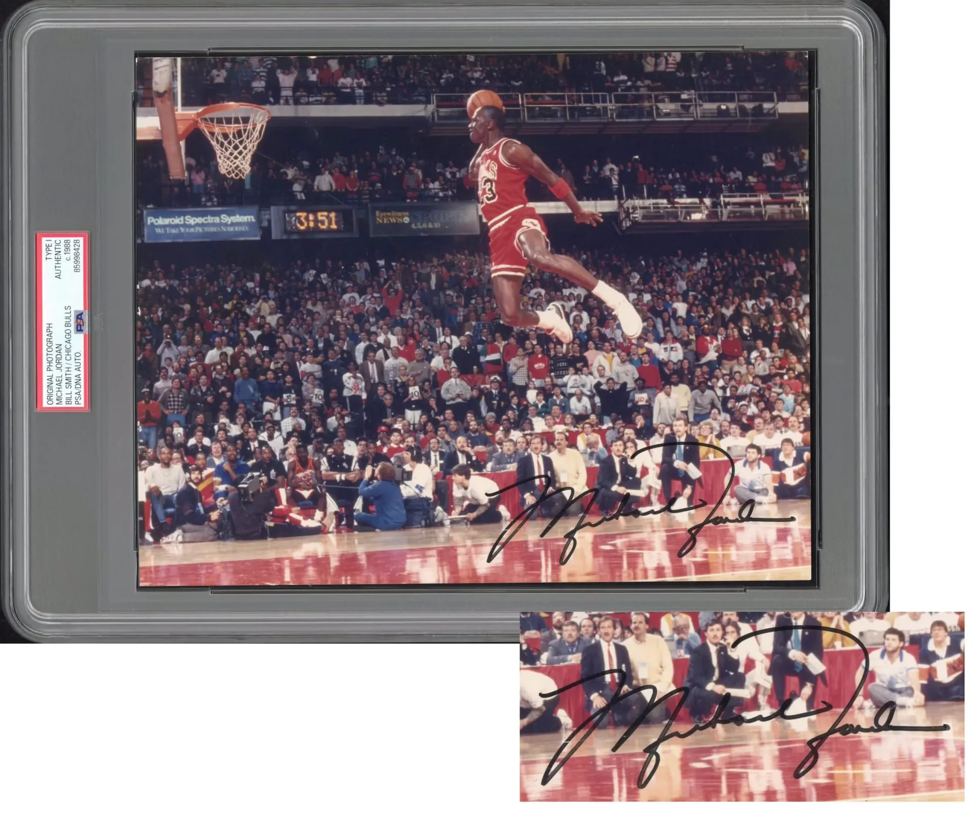 Iconic Michael Jordan slam dunk photo headlines Goldin Photography Auction