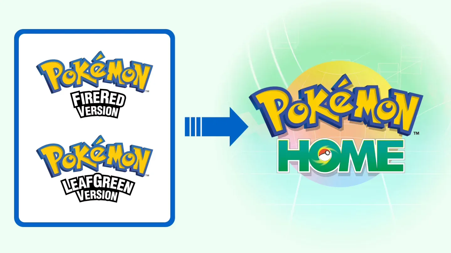 Pokémon FireRed and Pokémon LeafGreen connection to Pokémon HOME