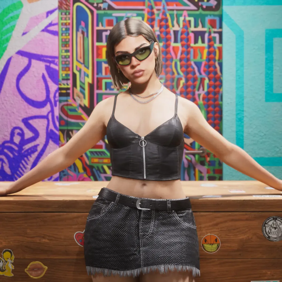 Grand Theft Auto VI promotional artwork featuring protagonists Jason and Lucia