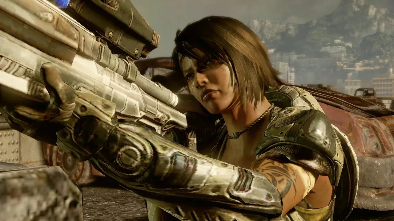 Anya Stroud in Gears of War armour