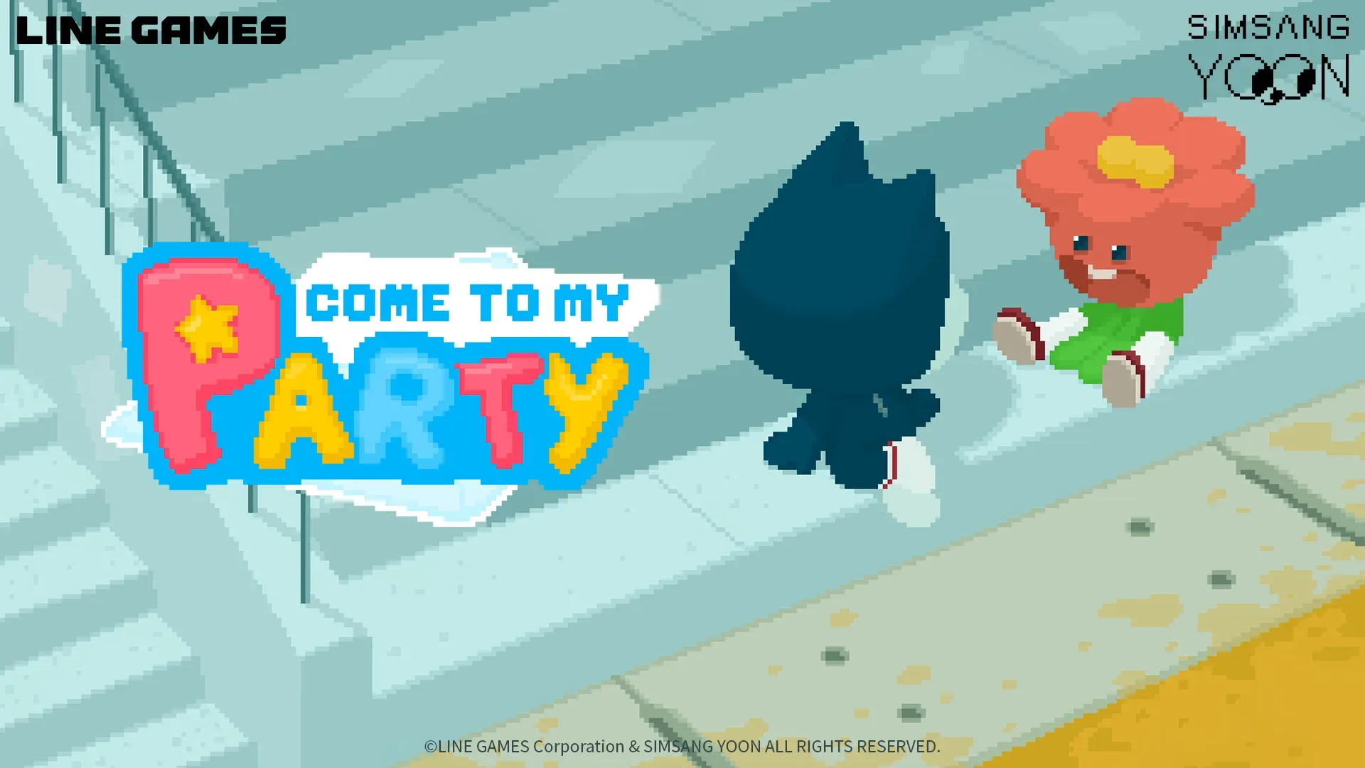 Jimin from decision-based visual novel Come to my party!