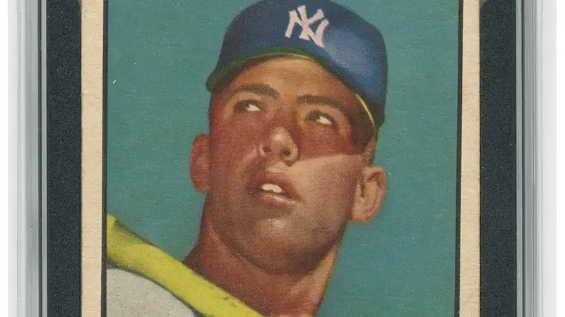 1952 Topps Mickey Mantle #311 graded SGC 4.5