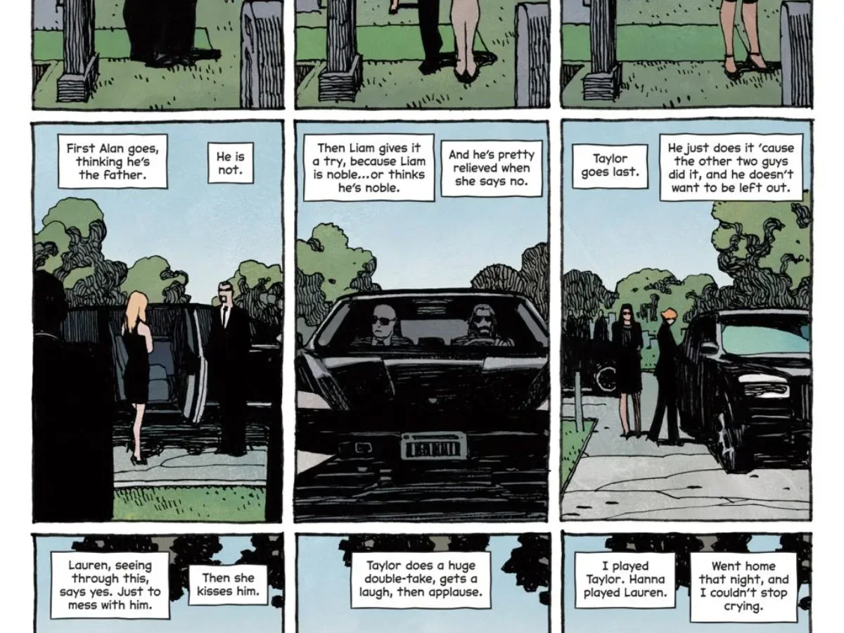 Former sitcom cast gathers in a cemetery in Six of Us #2