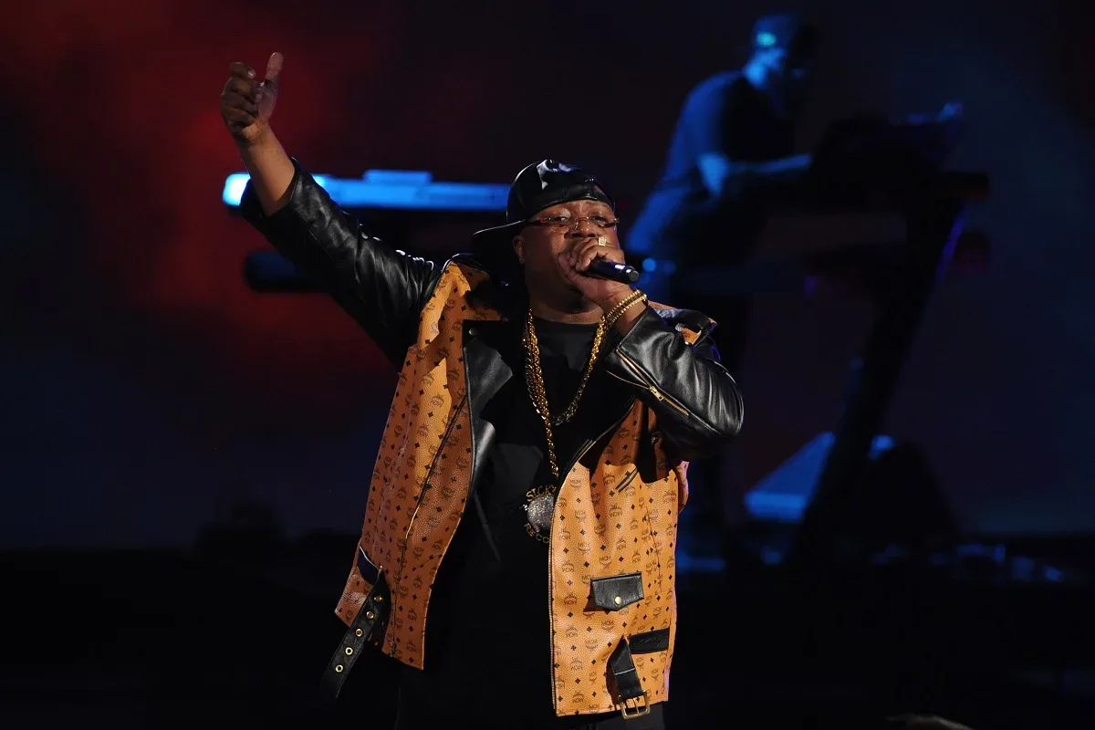 E-40 courtside during a Golden State Valkyries event