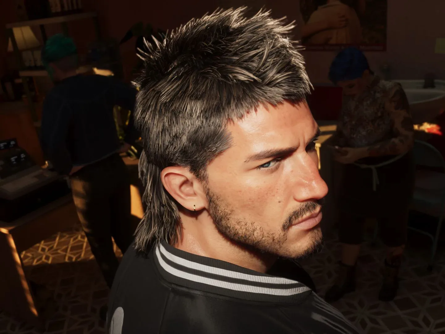 Jason appears with a messy mullet and facial hair in GTA 6 Ultimate Edition