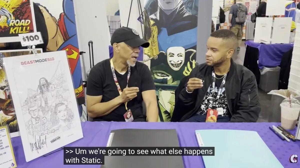 Denys Cowan discussing Milestone’s Static-led return to DC Comics