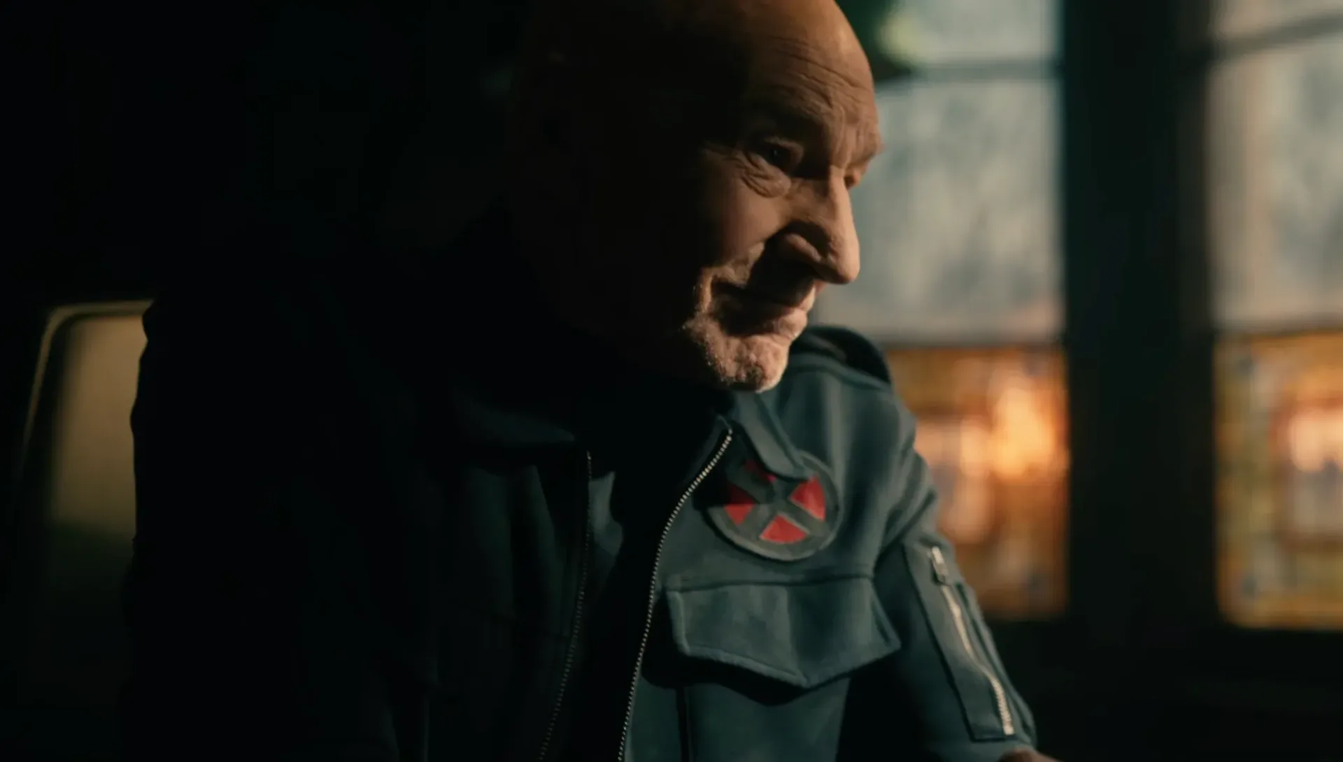 Patrick Stewart as Professor Charles Xavier in an X-Men film