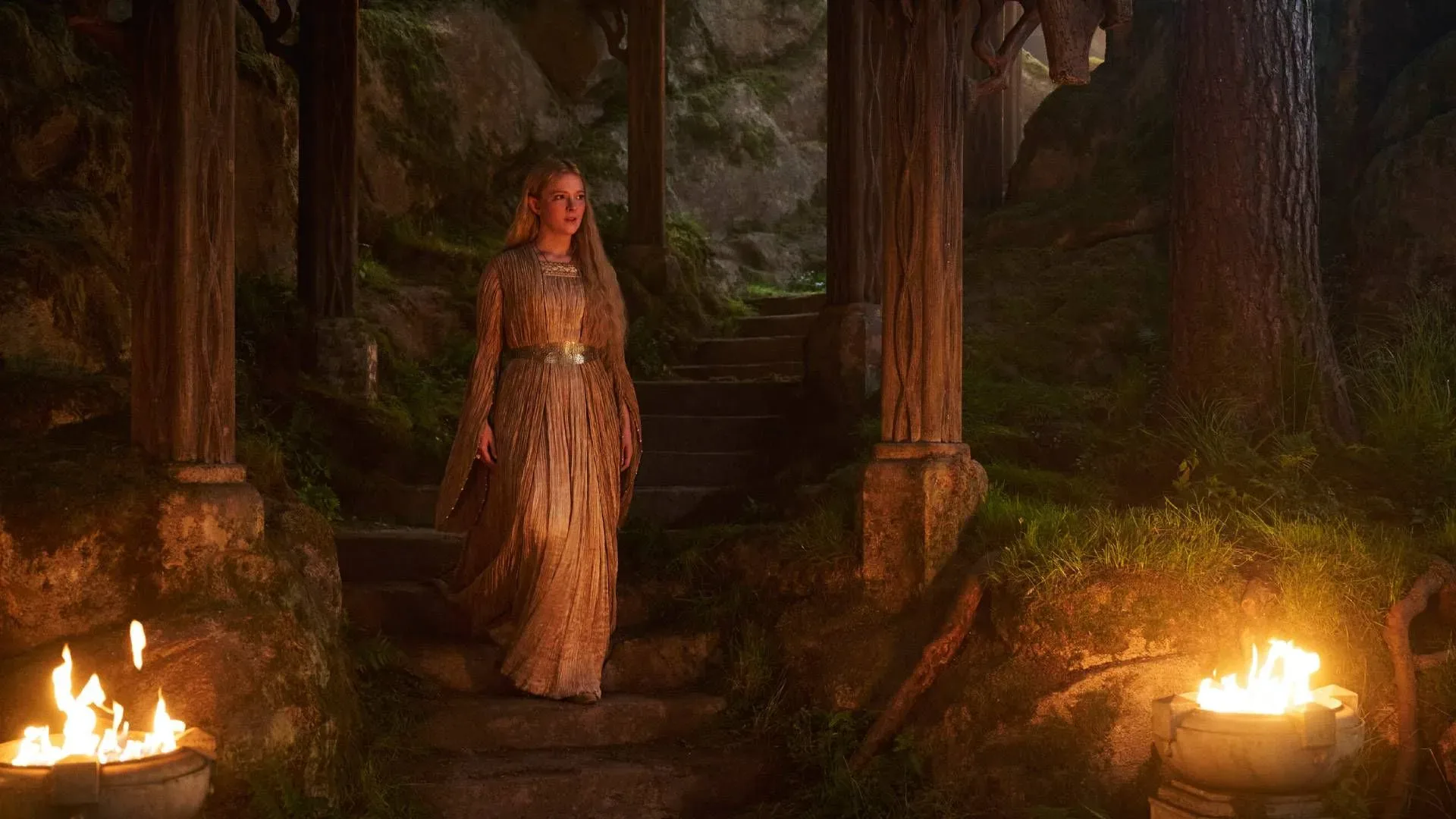Charlie Vickers as Sauron in The Rings of Power season 3