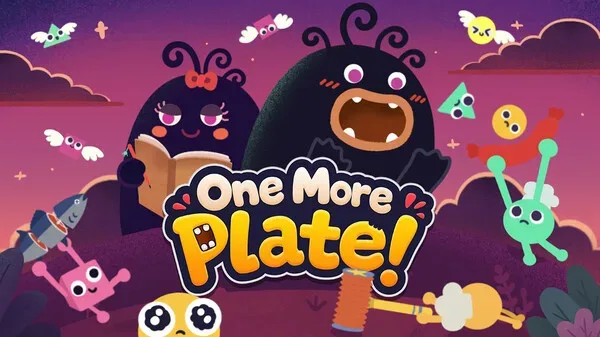 One More Plate! co-op physics action with chaotic household monster feeding