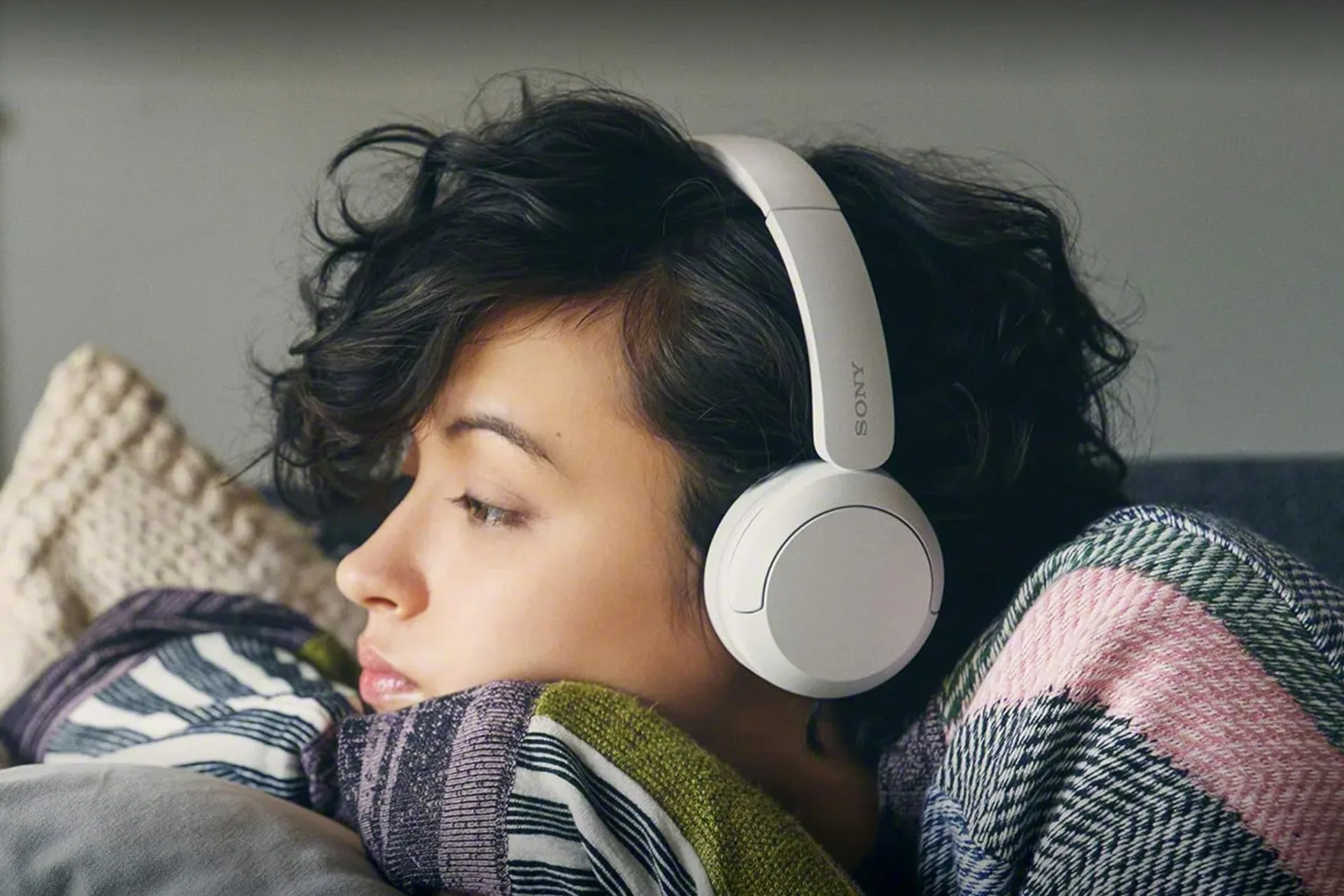Sony WH-CH520 wireless on-ear headphones in a discounted color option