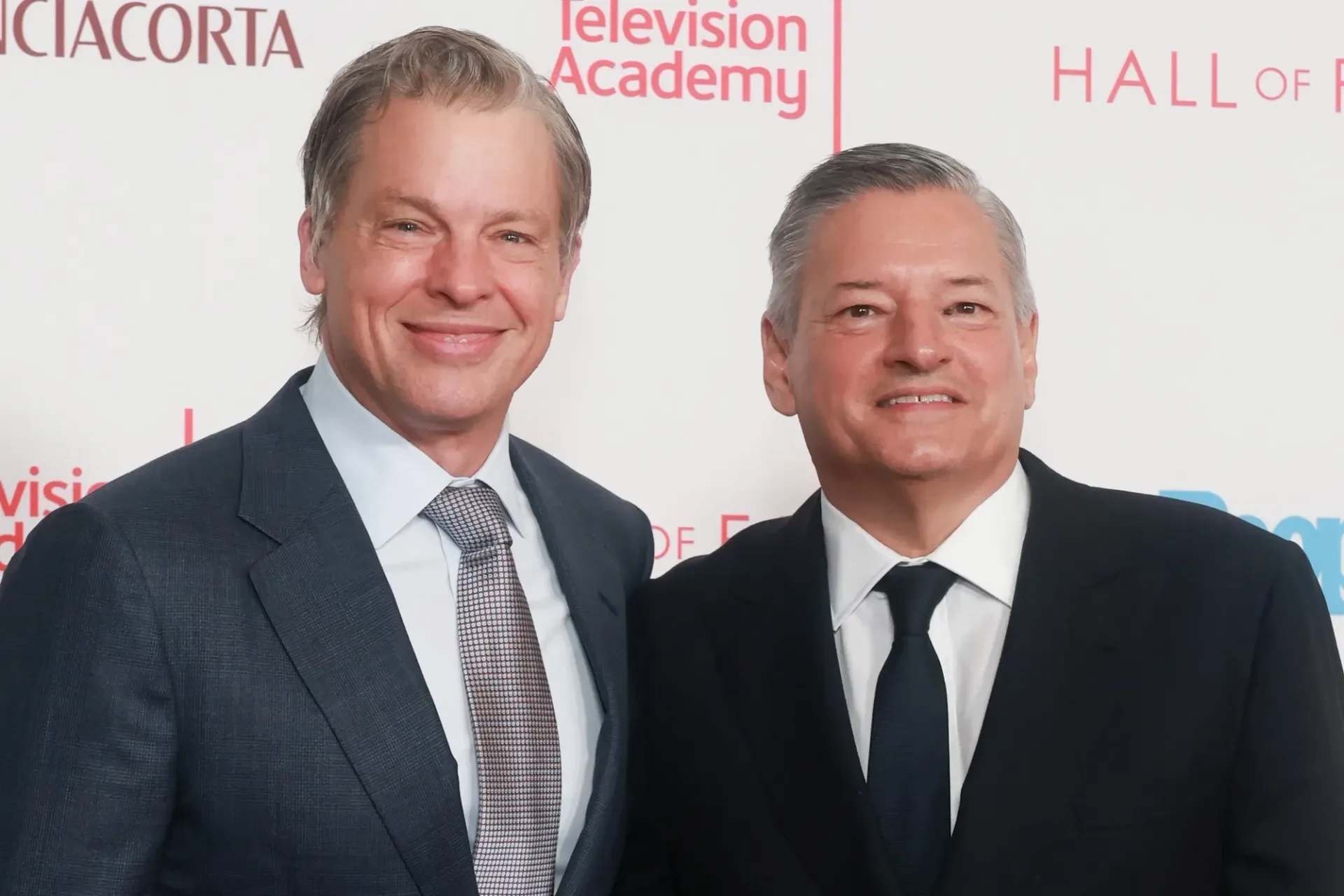 Netflix co-CEOs Greg Peters and Ted Sarandos discussing the company’s third-quarter performance