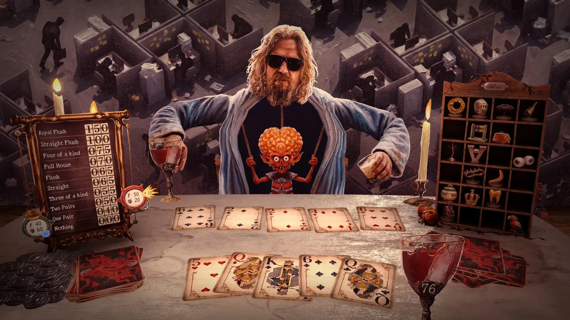 Tarot cards lay out a route through Hell in The Devil’s Due