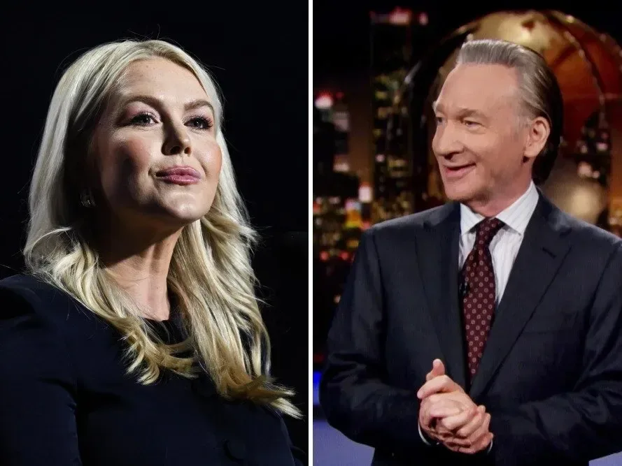 Bill Maher speaking during a Real Time television segment
