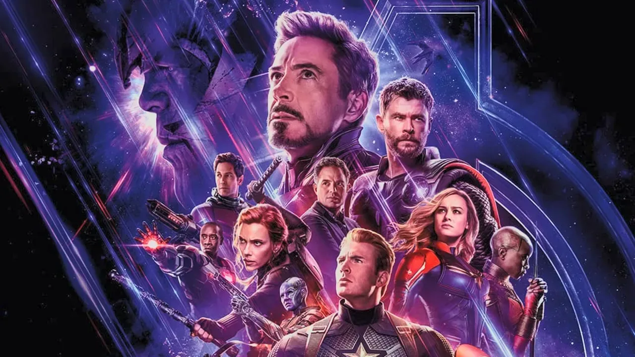 Marvel superhero ensemble from Avengers: Endgame