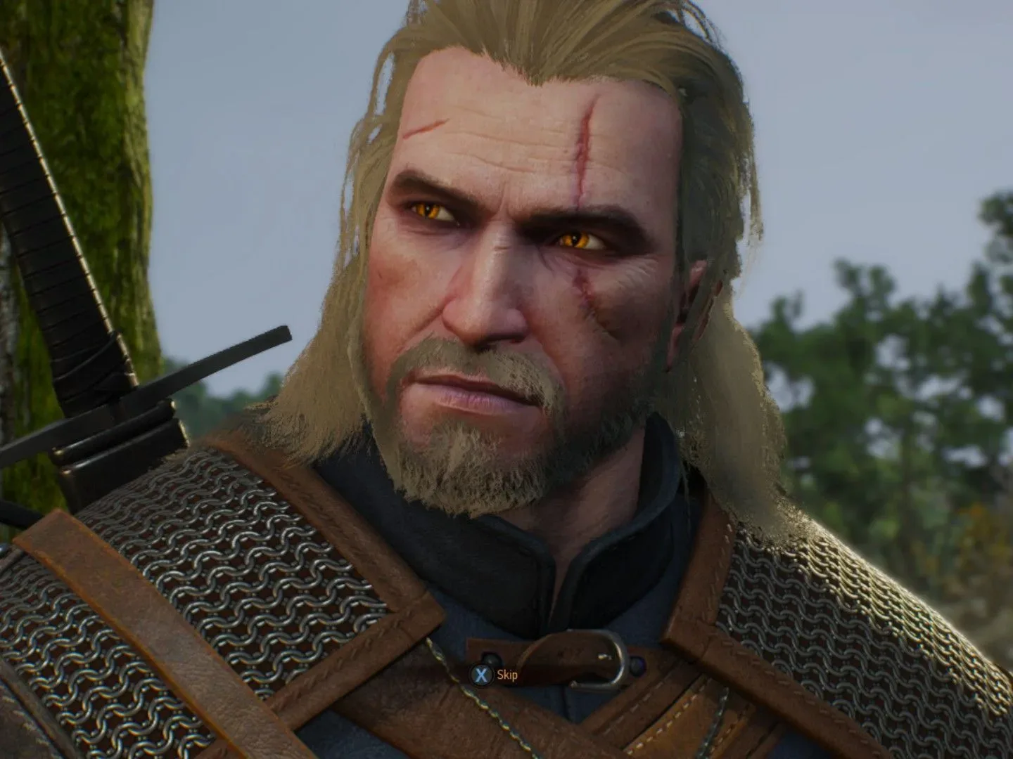 The Witcher 3 Remastered screenshot of Geralt