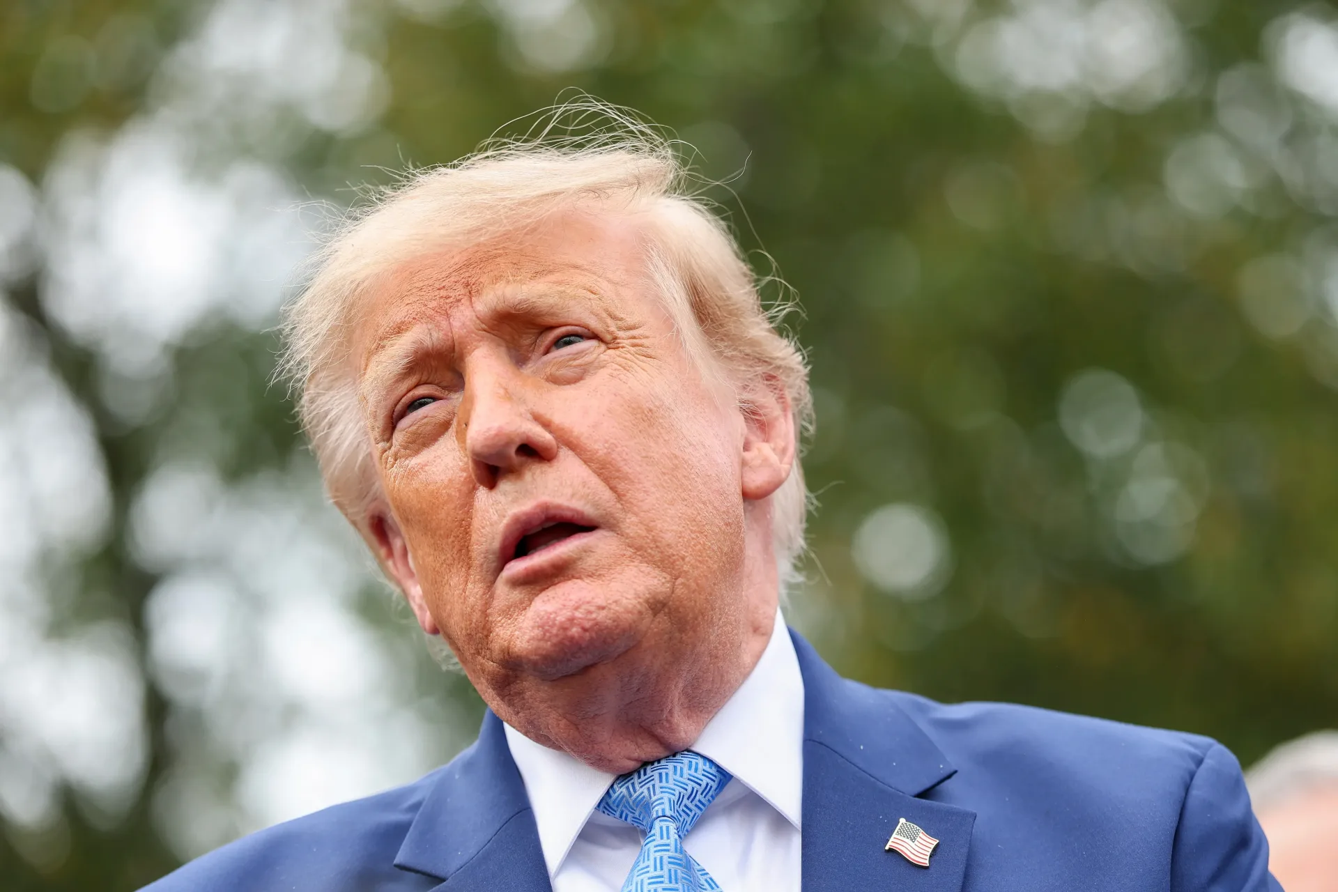 BBC Panorama branding in a report about Donald Trump’s defamation lawsuit