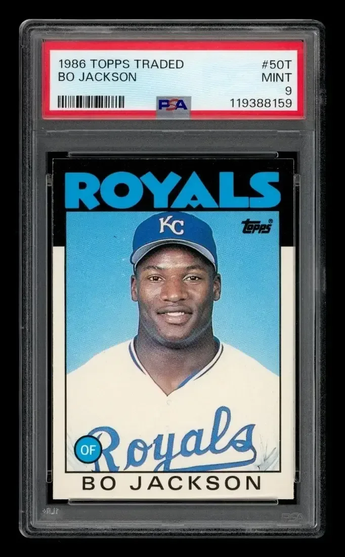 Don Mattingly 1984 Donruss rookie card in a graded holder
