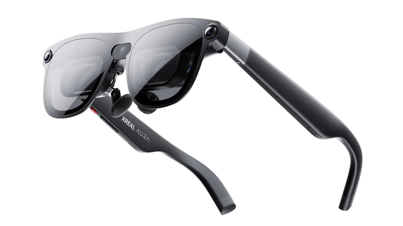 Xreal Aura see-through Android XR smartglasses with tethered compute puck
