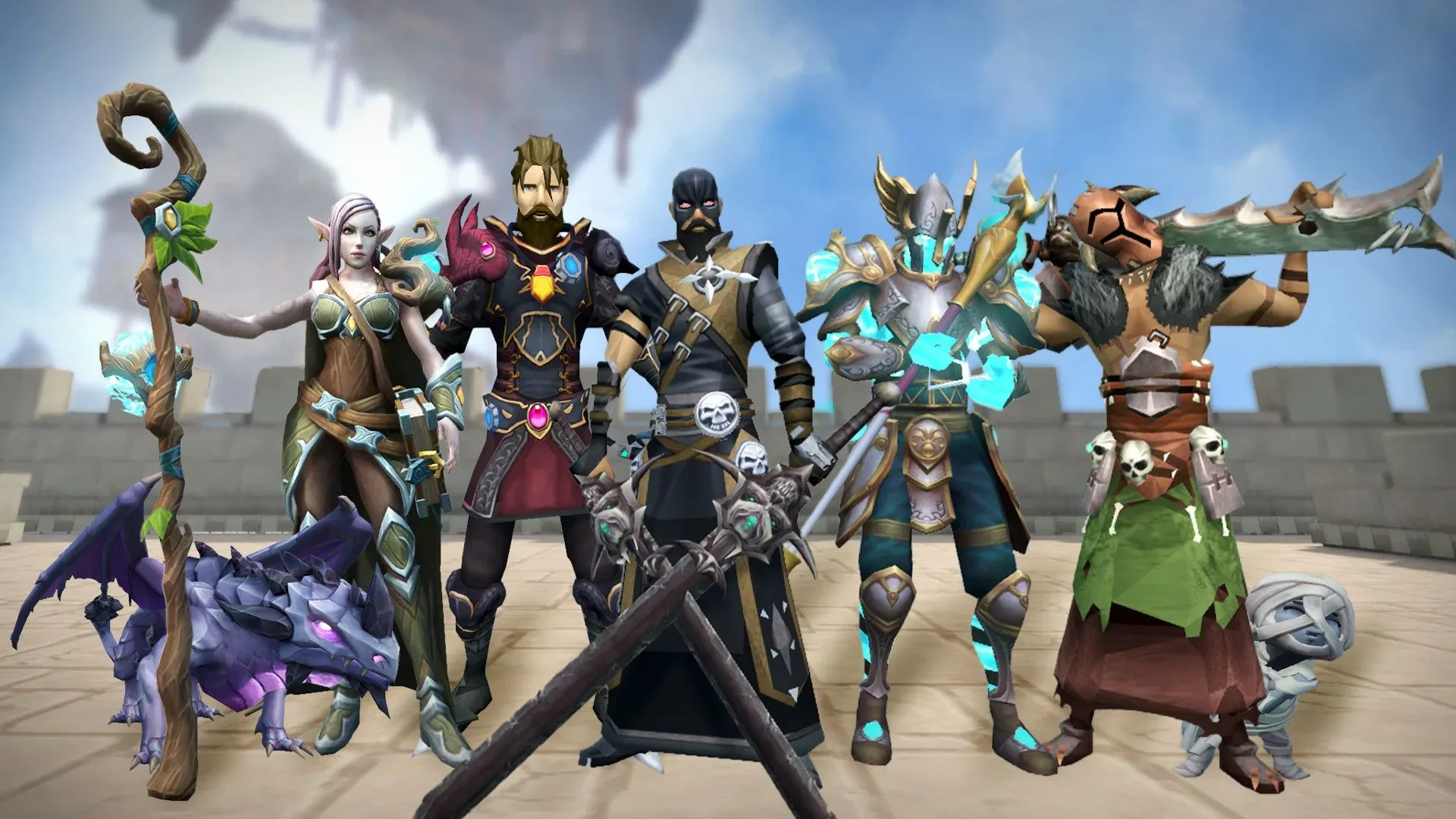 RuneScape Reignited promotional artwork representing a fresh start in Gielinor
