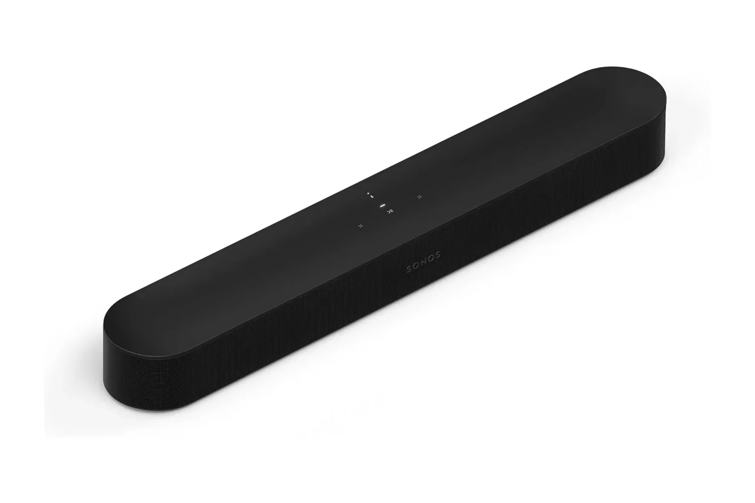 Sonos Beam Gen 2 soundbar positioned beneath a television gaming setup
