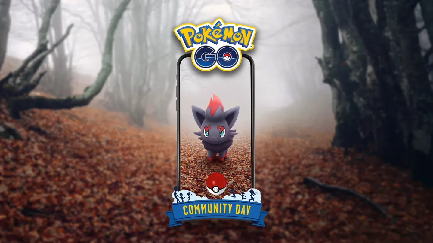 Zorua featured during Pokémon GO October 2026 Community Day