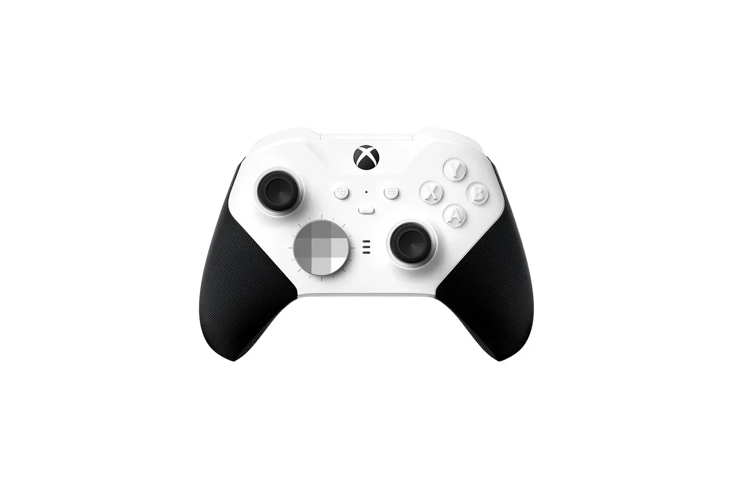 White Xbox Elite Series 2 Core Wireless Controller with textured grips