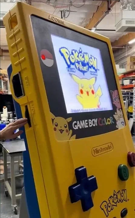 Giant Pokémon Game Boy Color Build Makes Pokémon Yellow Larger Than Life