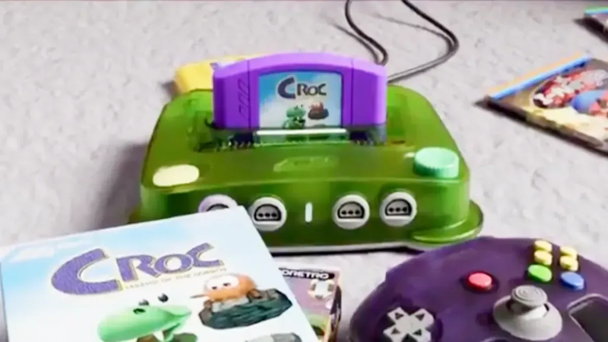 Croc Nintendo 64-compatible M64 physical release packaging tease