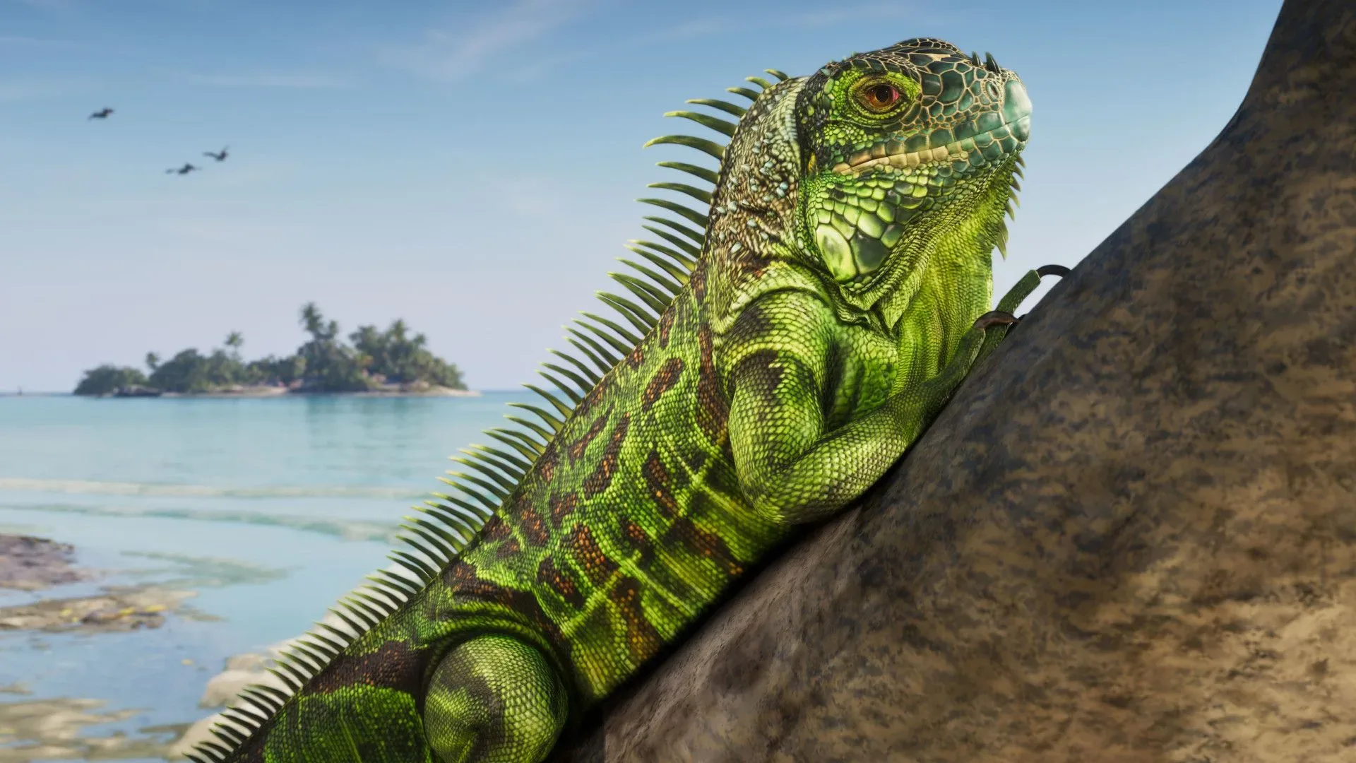 An alligator in GTA 6’s Leonida wilderness