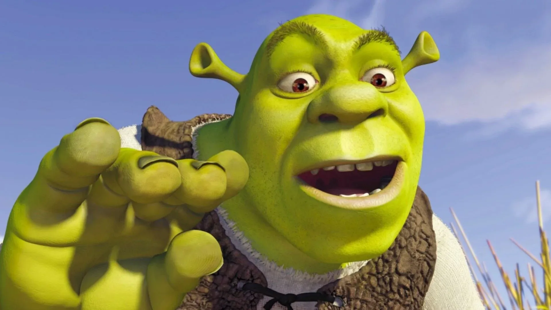 Shrek 2: The Game Remastered promotional artwork showing Shrek and fairy-tale characters