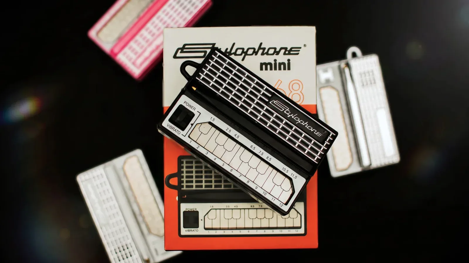 Stylophone Mini compact synthesizer with stylus and touch keyboard
