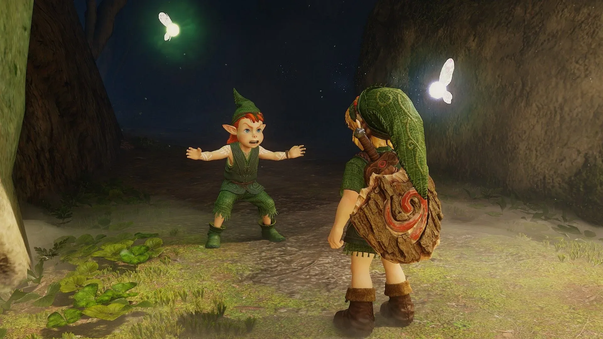 Link in Hyrule Castle Town in The Legend of Zelda: Ocarina of Time