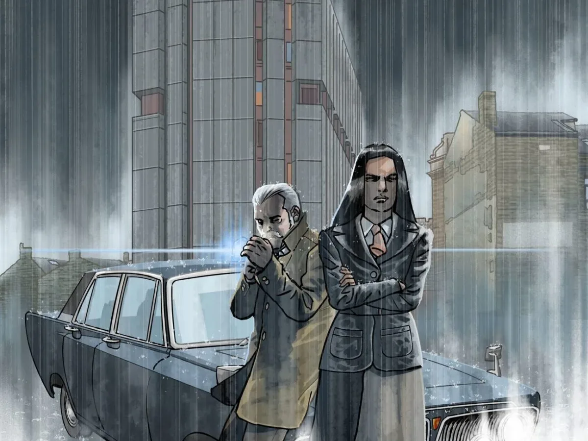 Charlie Adlard exclusive variant cover for Northern Noir #1