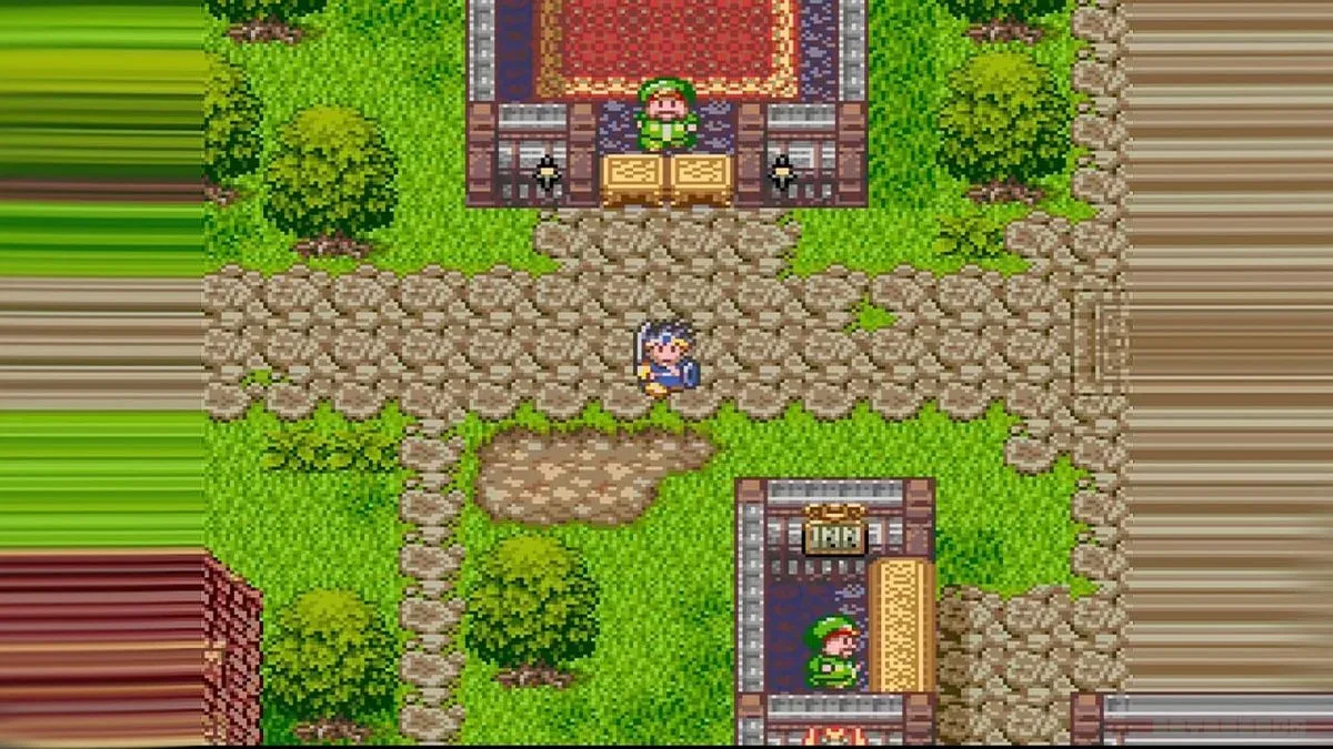 Early Dragon Quest III fan port footage running on Sega Mega Drive/Genesis hardware