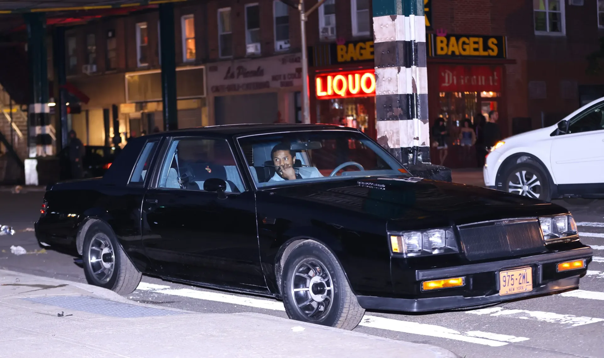 Police activity near the Brooklyn filming location for Miami Vice ’85