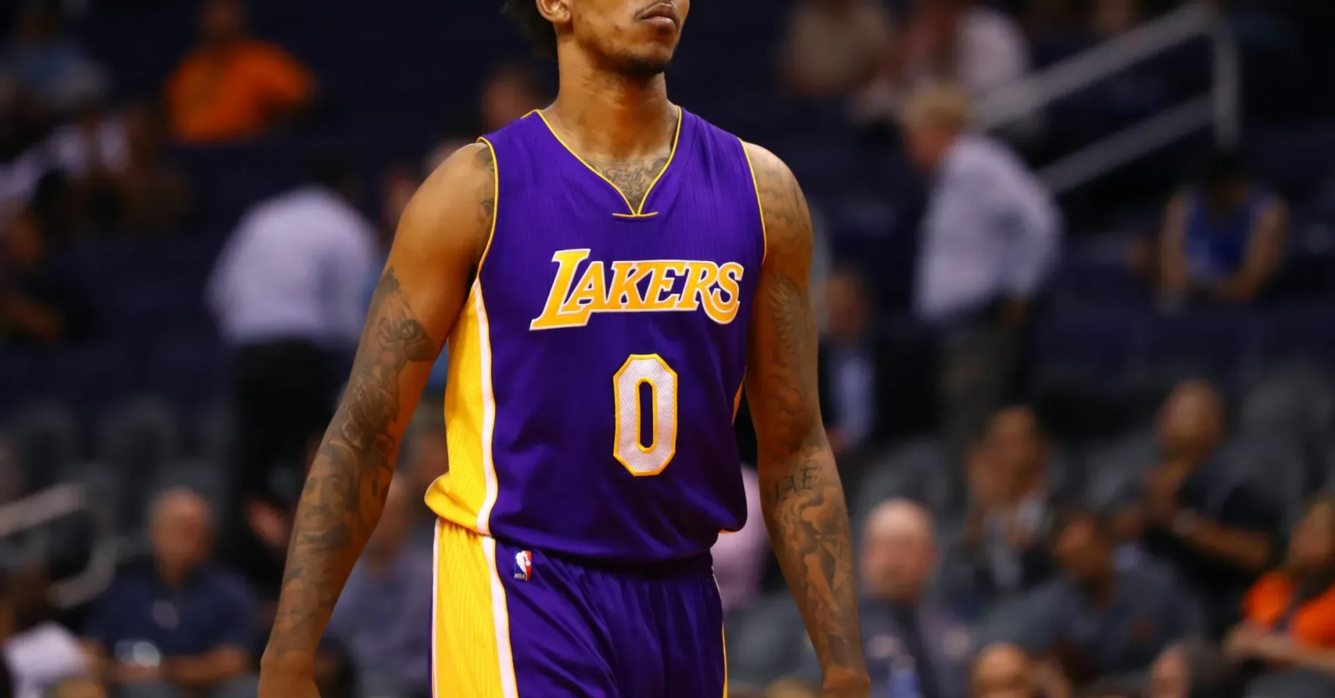 Nick Young speaking during an interview about Kendrick Lamar and Drake