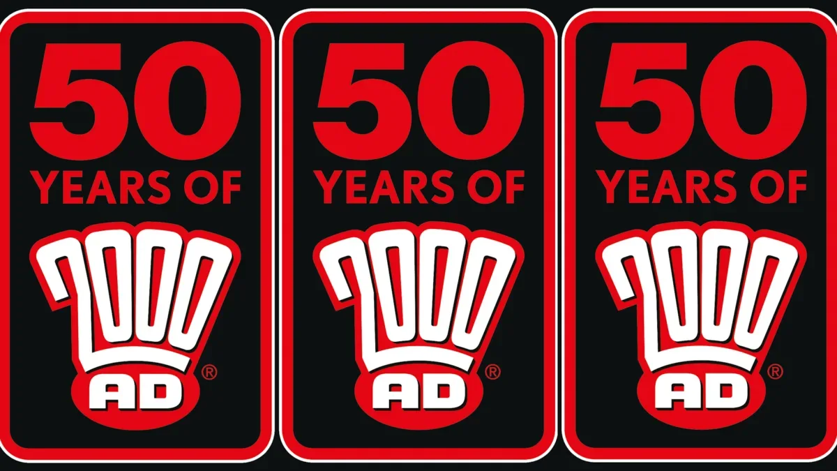 2000 AD and Judge Dredd 50th Anniversary Weekend announcement for London in March 2027