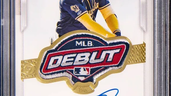 Jackson Chourio 2024 Topps Chrome Update MLB Debut Rookie Patch Auto one-of-one card