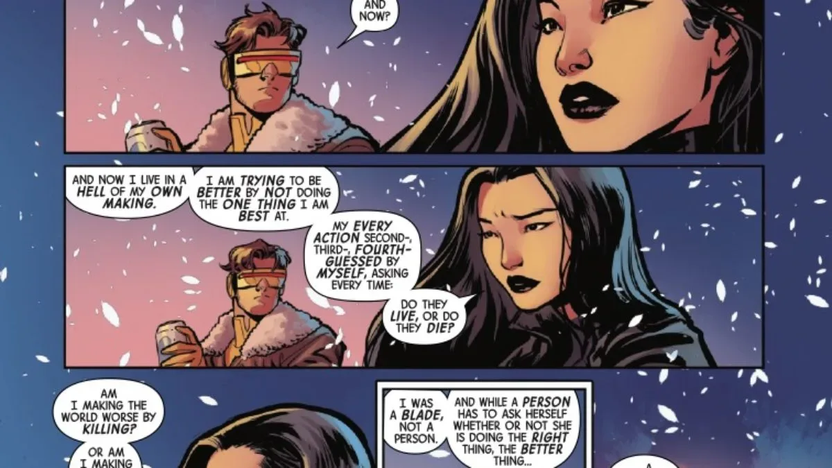Psylocke confronts a mysterious threat in X-Men #40