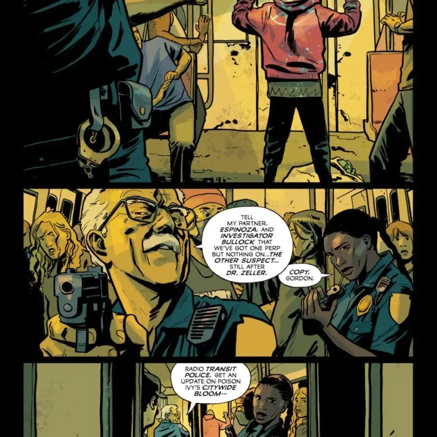 Batman: Bad Seeds – Gotham Central #2 Turns Gotham’s Last Train Into a Plant-Infested Pressure Cooker