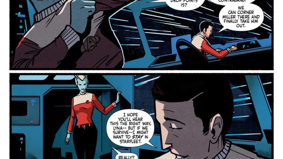 Star Trek: Red Shirts – Ghost of the 21st Century #3 cover by Chris Shehan