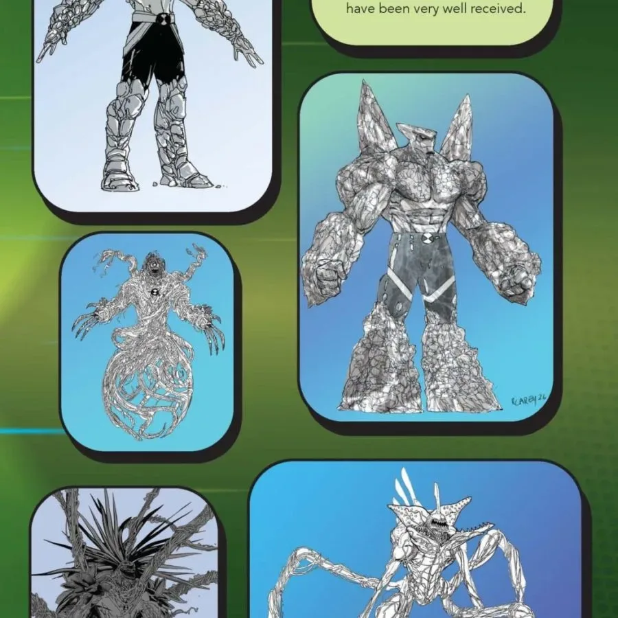 Ben 10 Creator Files #1 Will Trace a Comic’s Journey From Script to Finished Page
