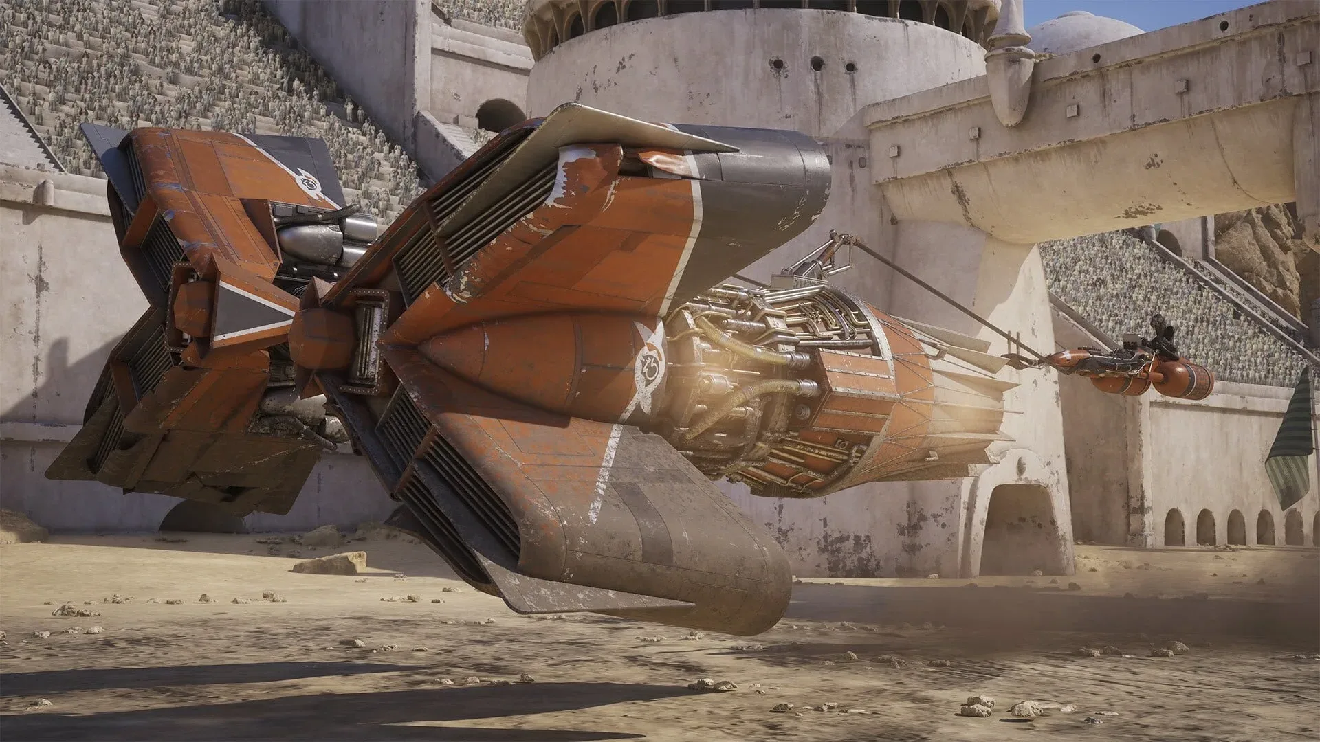 Star Wars: Galactic Racer online multiplayer race with a six-player party