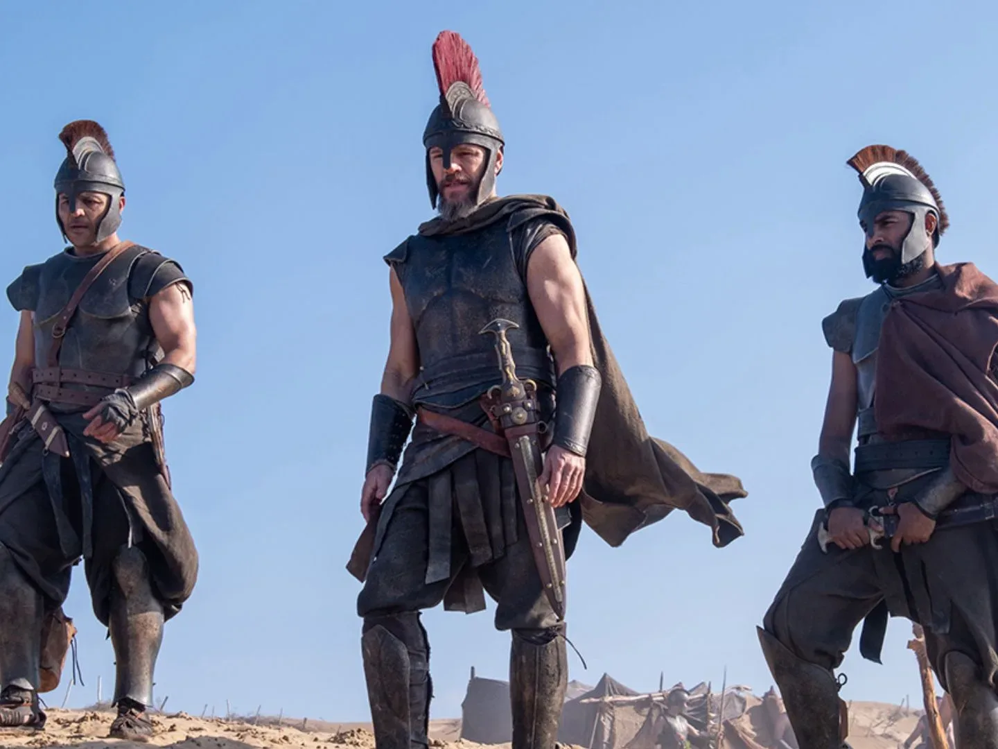 The Odyssey ensemble cast in the Homer-inspired fantasy epic