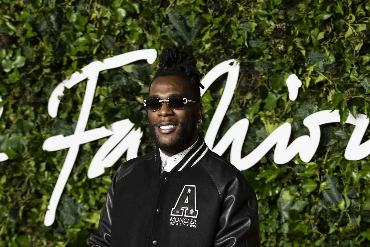 Burna Boy and Davido greeting each other at Zlatan Ibile’s bachelor party in Lagos