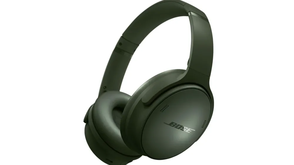 Bose QuietComfort Headphones with padded ear cushions and over-ear design